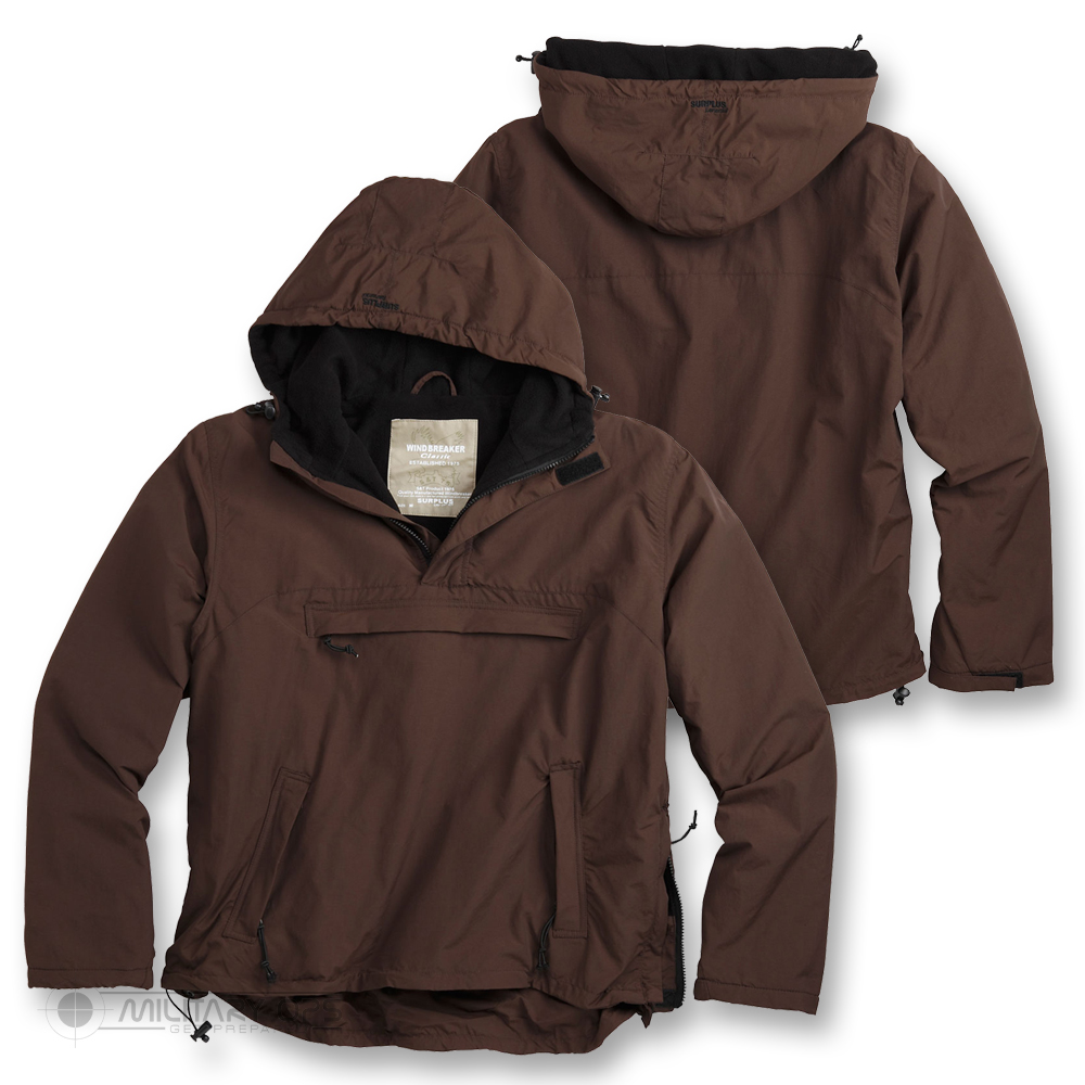 SURPLUS RAW VINTAGE WINDBREAKER JACKET WATERPROOF WINDPROOF BROWN eBay