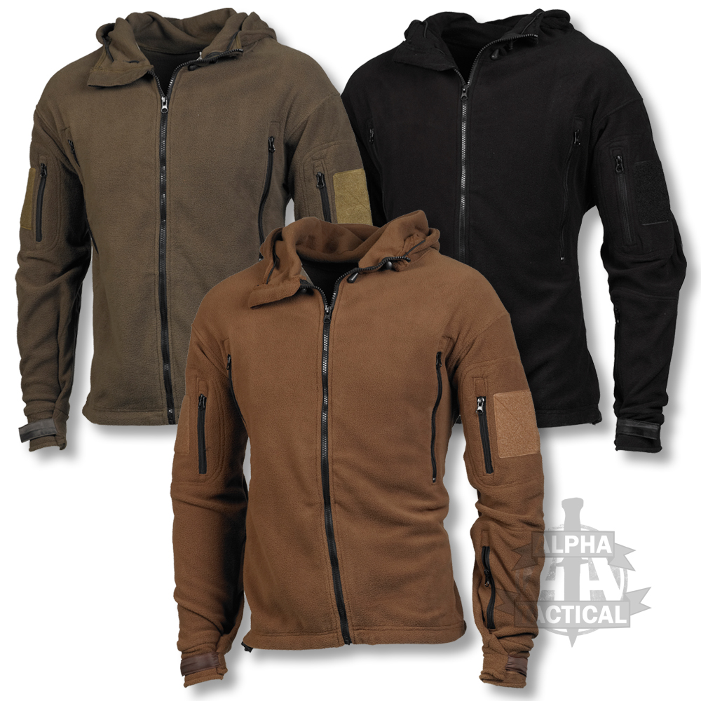 TACTICAL FLEECE HOODIE SPECIAL FORCES RECON WITH OR WITHOUT PATCHES