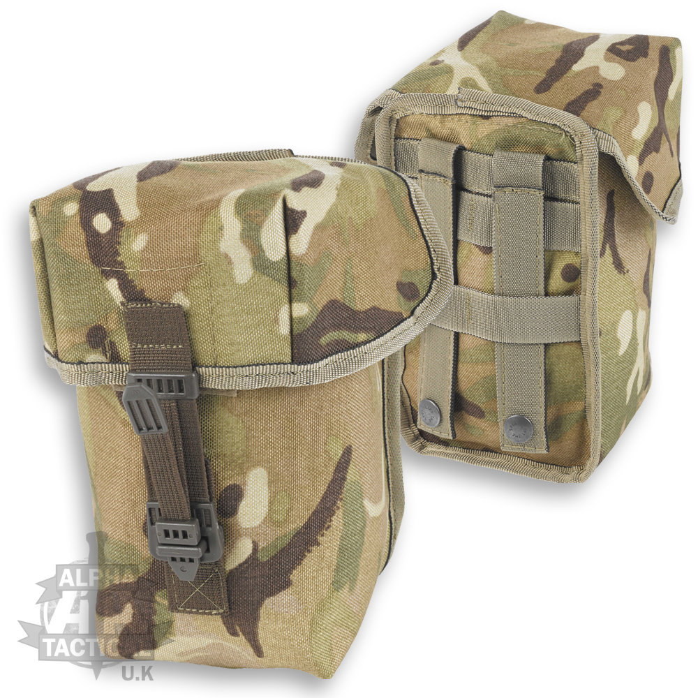 MTP MULTICAM MOLLE OSPREY WATER BOTTLE POUCH CITEX BUCKLE WEBBING