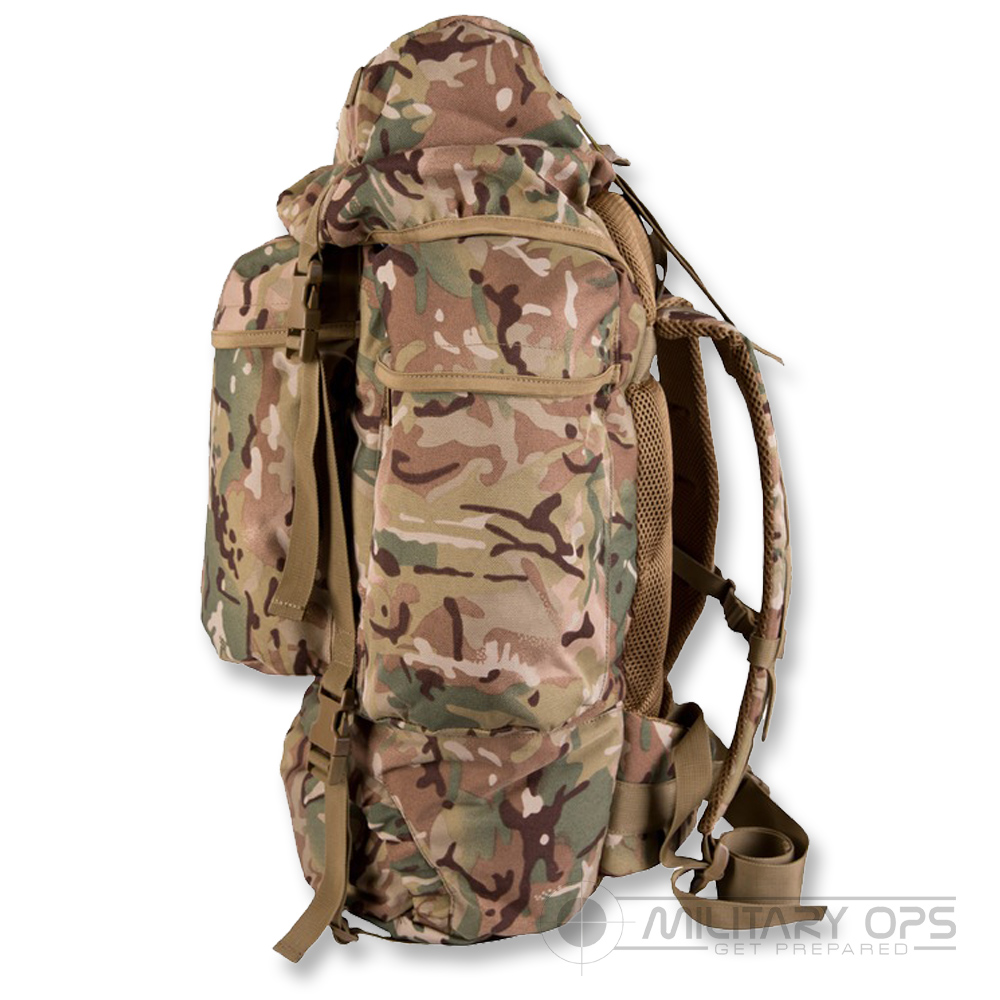 BRITISH ARMY BTP RUCKSACK 60 LITRE BERGEN MULTICAM MTP MILITARY CADET