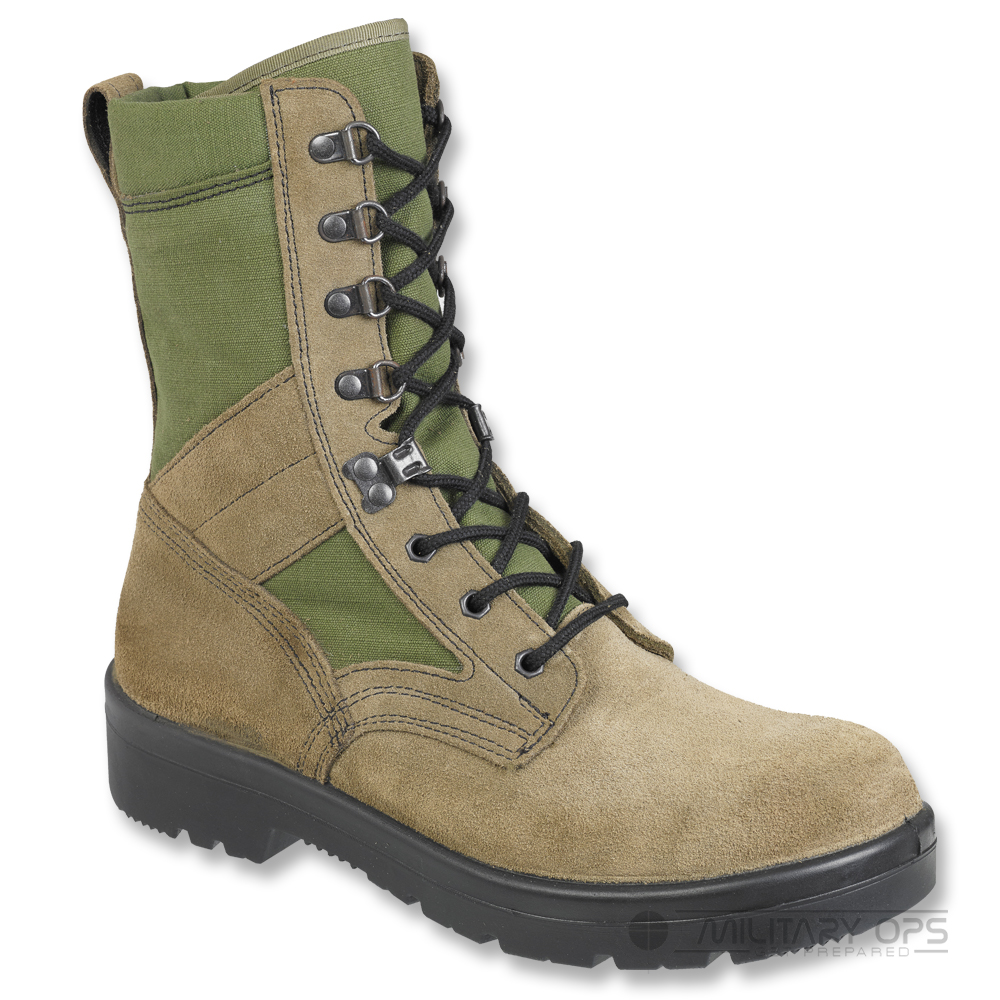 GENUINE ISSUE DUTCH ARMY PATROL BOOT COMBAT PARA OLIVE GREEN MTP COMBAT