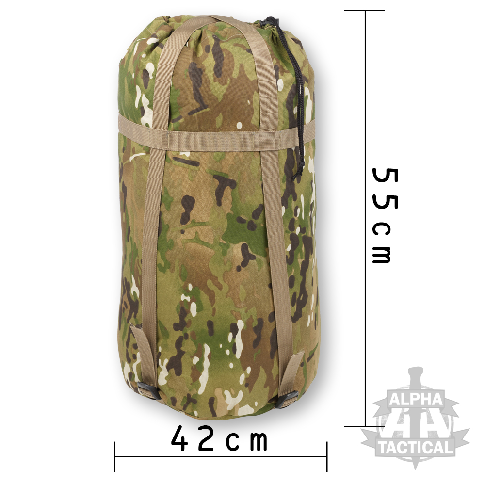MILITARY STYLE DELUXE SLEEPING BAG COMPRESSION SACK BRITISH ARMY MTP