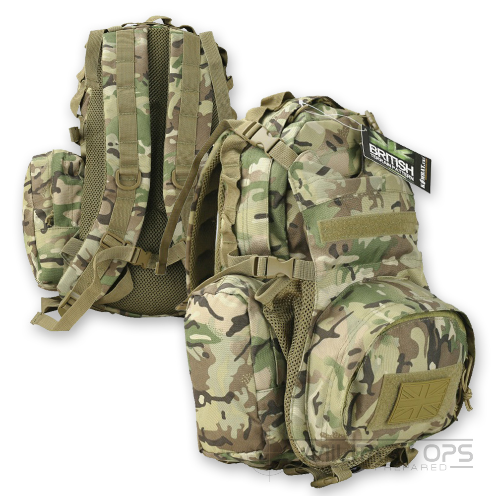 VULCAN ASSAULT MILITARY RUCKSACK PATROL BACKPACK AIRSOFT HIKING HELMET