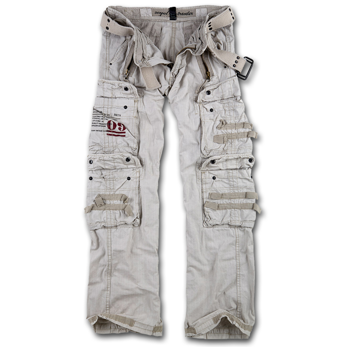 SURPLUS ROYAL TRAVELER TROUSERS RAW VINTAGE CARGO COMBAT PANTS