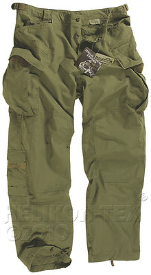 HELIKON SFU TROUSERS OLIVE GREEN SPECIAL FORCES SAS CARGO MENS COMBAT ...