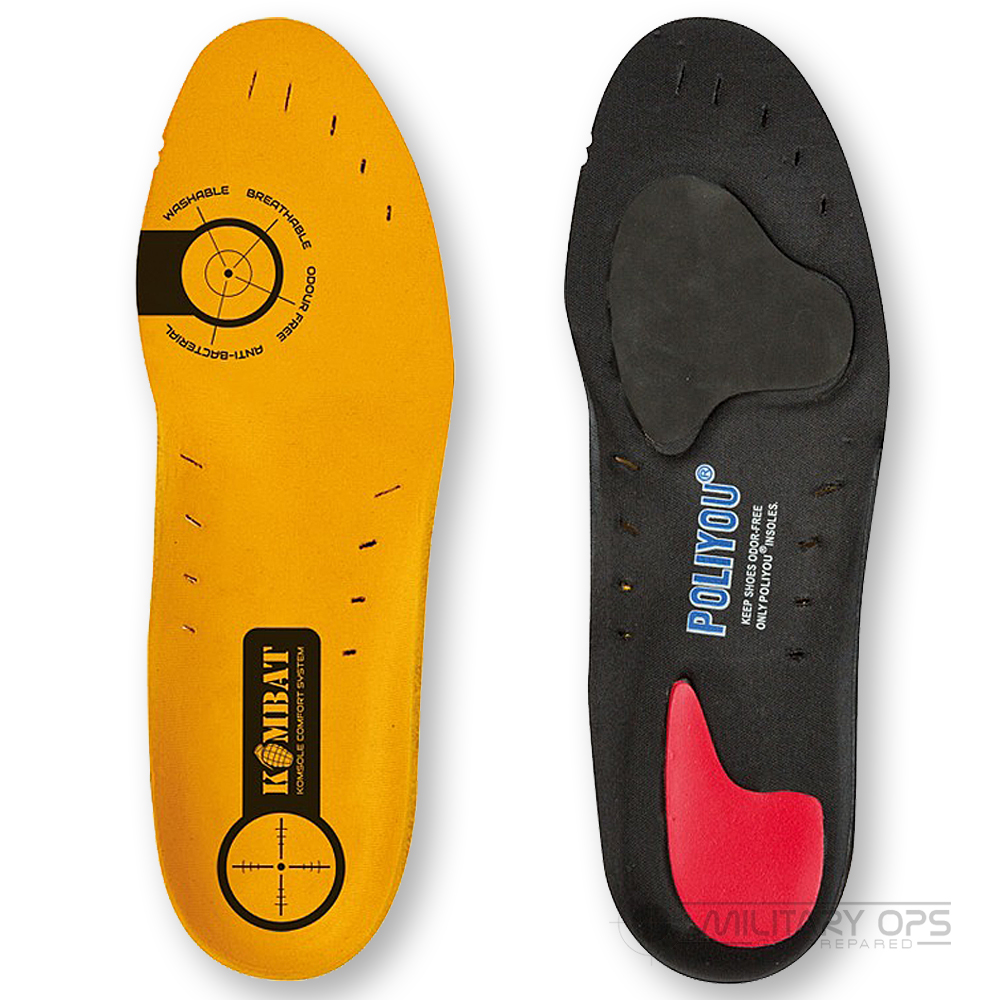 KOMSOLE FOUR LAYER INSOLES BOOT HIKING ODOUR CONTROL IMPACT PROTECTION ...