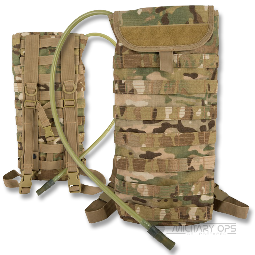 MTP CRYE MULTICAM 2.5 LTR HYDRATION POUCH AND BLADDER MILITARY ARMY ...