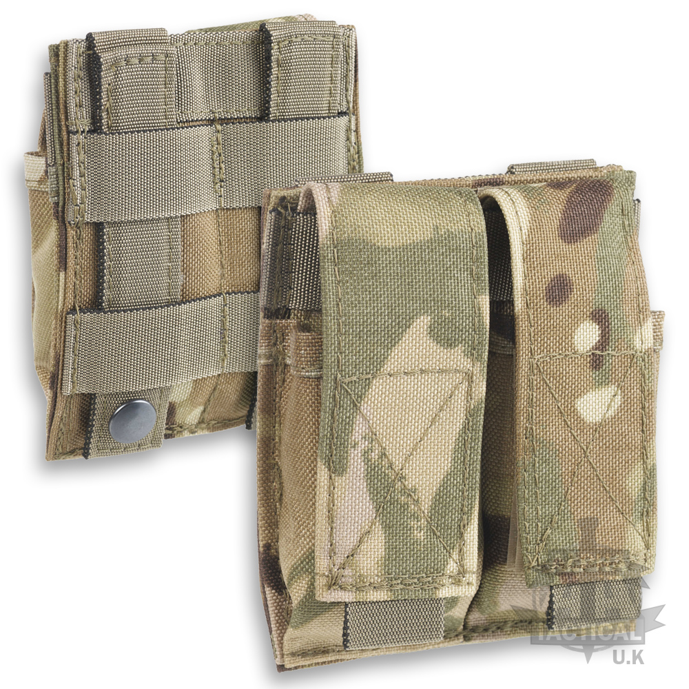 MTP MULTICAM MOLLE TWIN 9MM MAG POUCH BRITISH ARMY OSPREY MILITARY AMMO ...